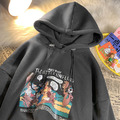 2022冬款韓版中大童卡通動漫連帽寬版上衣/(3色)_3