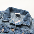 春裝韓版中大童愛心繡花水洗牛仔外套/夾克_5