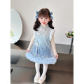 冬款加絨韓版中大童時尚亮片旗袍裙/背心裙_2