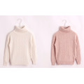 冬款韓版中大童純色高領針織羊絨衫/毛衣/上衣(7色)_4