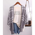 春款多功能空調保暖披肩外搭上衣/針織毛線圍巾袖子兩用(3色)_1
