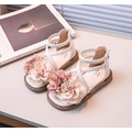 夏款韓版花朵公主軟底防滑涼鞋/公主鞋/羅馬鞋(3色)_5