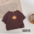 夏款韓版男女童竹節棉可愛卡通上衣/T恤_2