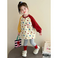 秋款韓版可愛彩色圓點衣裙+內搭褲二件套裝_1