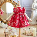 中國風新年旗袍小飛袖公主裙/小洋裝_1