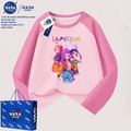 韓版童裝KPOP獵魔女團純棉長袖上衣/T恤(粉色/藍色/紫色/桃紅)_3