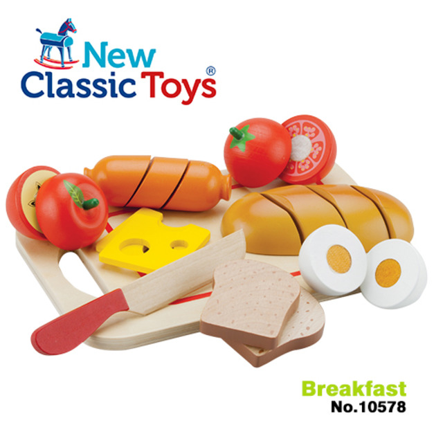  New Classic Toys 輕食早餐切切樂/10件組