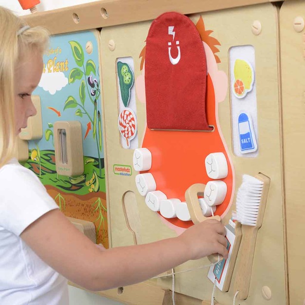 口腔保健學習遊戲板