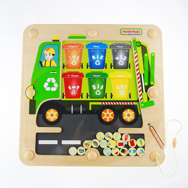 回收分類磁性遊戲板