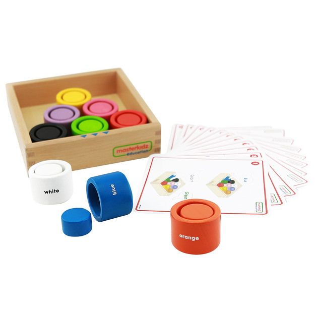 圓形顏色配對遊戲盒