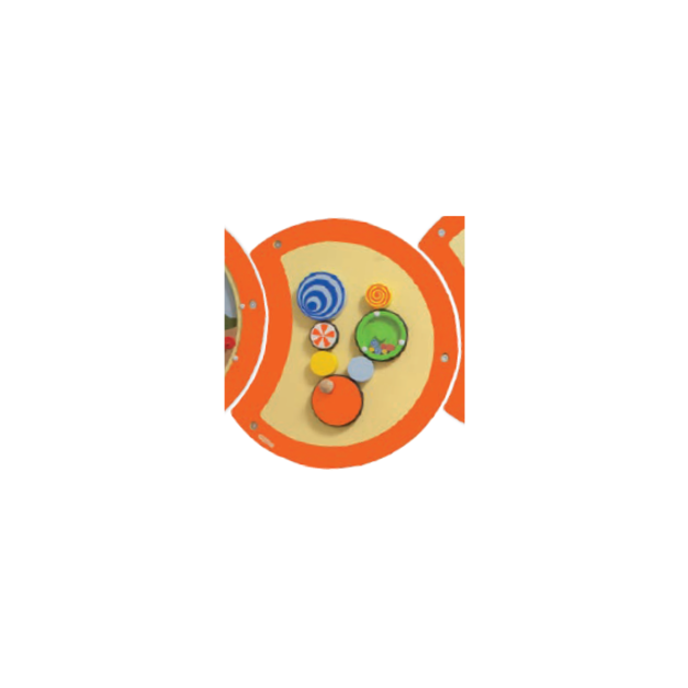 牆面遊戲毛毛蟲-轉輪