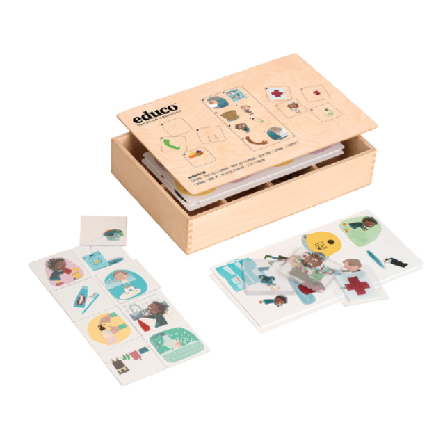 配對組合遊戲-衛生與健康