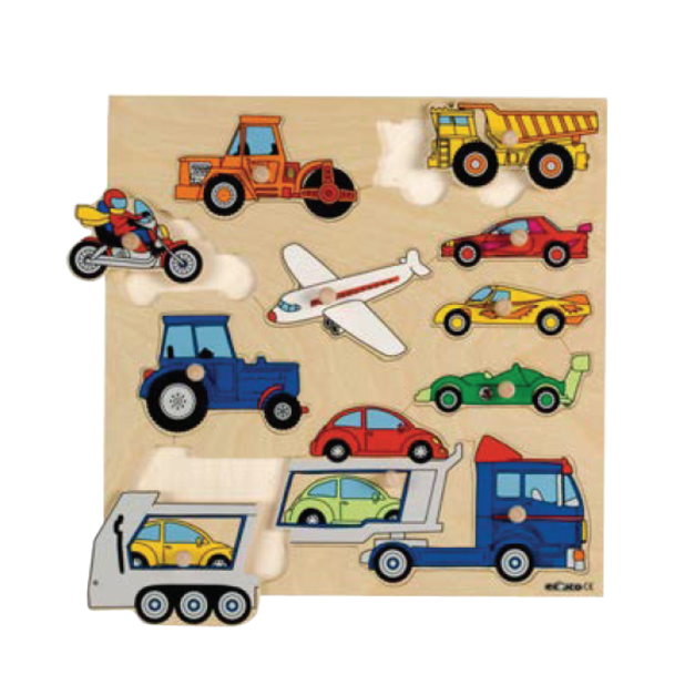 手抓拼圖遊戲-交通工具