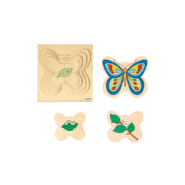 四層拼圖之成長系列-蝴蝶