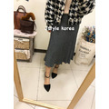 優雅氣質彈力微魚尾針織裙_4