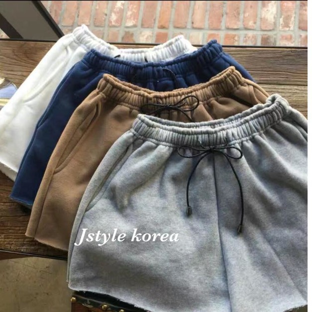 預購A恐龍刺繡抽繩休閒短褲