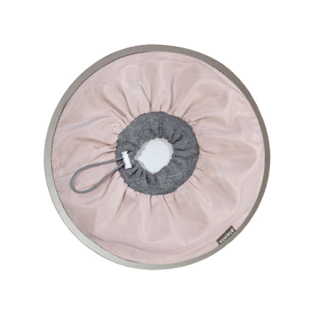 韓式輕薄款防潑水防舔咬頸圈-S號(可可色)