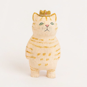 手工木雕貓咪擺飾(多款可選)