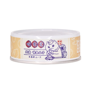 喵食堂 職貓舒壓營養無穀主食罐-地雞．黃金玉子 80g