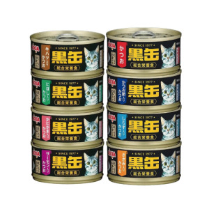 AIXIA 愛喜雅 黑罐主食風味組80g-8罐