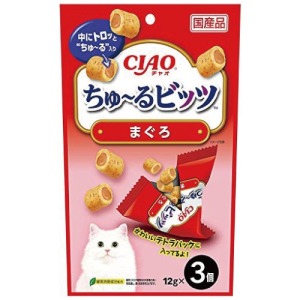 CIAO 迷你夾心肉泥捲餅乾-鮪魚 12gx3入