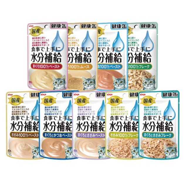 AIXIA 愛喜雅 水份補給軟包系列40g-隨機12包/盒