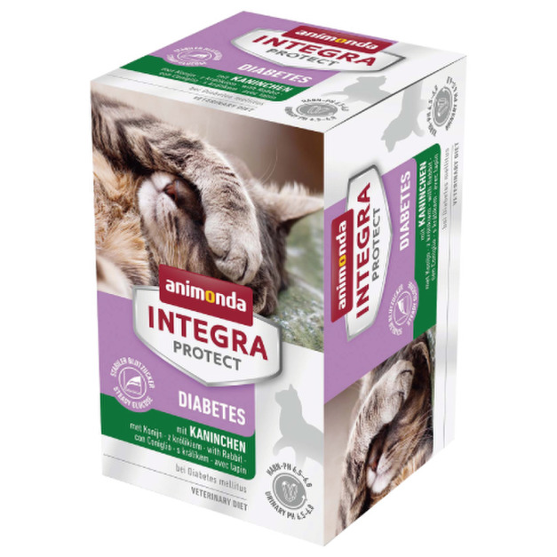 Animonda 愛諾德 Integra恩護佳專業處方餐盒-糖尿病用貓火雞兔肉100gx16入/盒