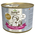 德國 Betty’s 蓓蒂奶奶 貓咪無穀主食罐-雞肉+南瓜+鮭魚油 200g