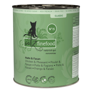 德國 凱茲 CATZ 經典美食家系列主食罐15號-雞肉野雞 800g