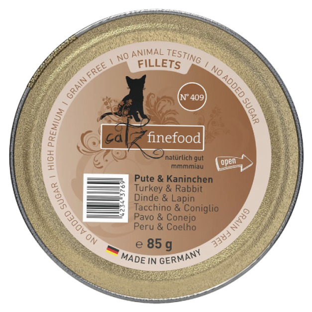 德國 凱茲 CATZ 嫩燉菲力主食餐盒N&deg;409-菲力火雞肉+兔 85g