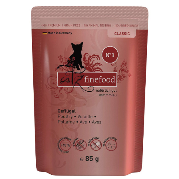 德國 凱茲 CATZ 經典美食家系列主食餐包3號-家禽 85g