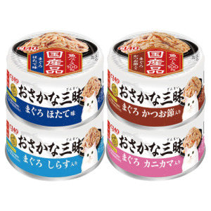 CIAO 貓用魚三味海鮮凍罐60g-隨機口味 24罐/箱