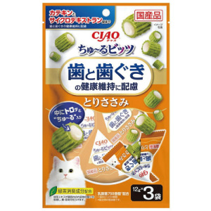 CIAO 口腔護理捲心肉泥-雞肉 12gx3入