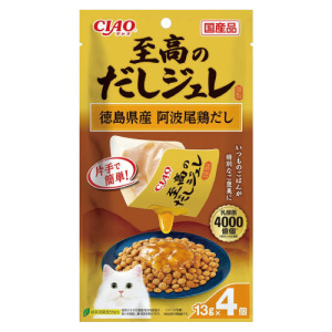 CIAO 極上高湯喵拌系列-德島阿波尾雞高湯 13gx4入