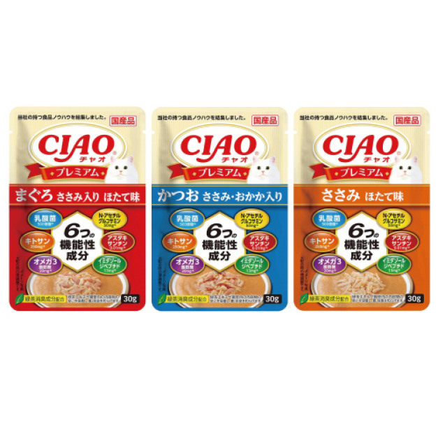 CIAO 六種機能餐包-隨機16包/盒