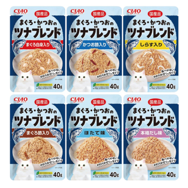 CIAO 嫩雙魚餐包40g-隨機口味 16入/盒