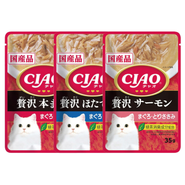 CIAO 巧餐包 綜合營養食35g-隨機口味16包/盒