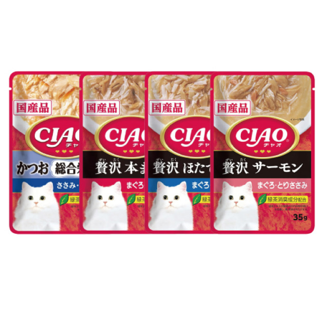 CIAO 巧餐包 綜合營養食35g-隨機口味16包/盒