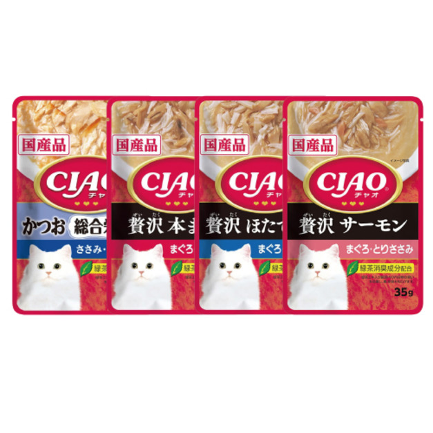 CIAO 巧餐包 綜合營養食35g-隨機口味16包/盒