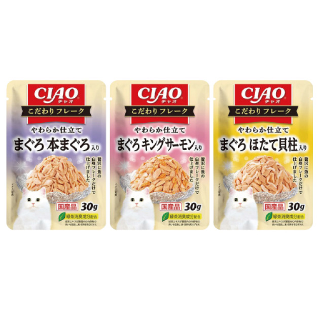 CIAO 精選海鮮肉片30g-隨機口味16包/盒