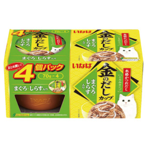 CIAO 金湯杯-鮪魚&吻仔魚 70gx4個/盒