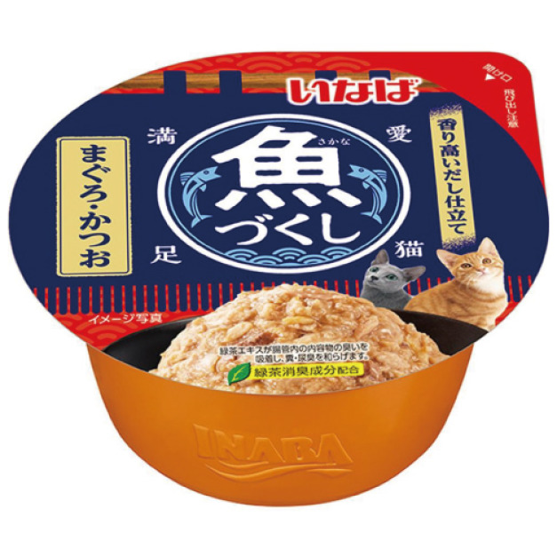 CIAO  INABA 金魚宴果凍杯-鮪魚+鰹魚 70g