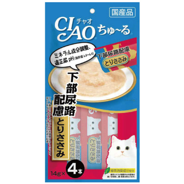 CIAO 啾嚕肉泥泌尿系統保健配方（雞肉）14g*4條