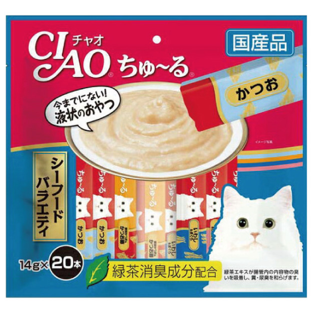 CIAO 啾嚕肉泥（海鮮總匯）14g*20條