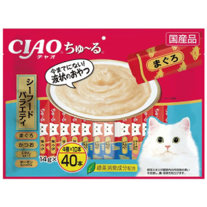 CIAO 啾嚕肉泥（海鮮系列）14gx40條