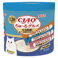 日本製 CIAO 啾嚕肉泥-化毛配方鮪魚+海鮮系列 14gx120入