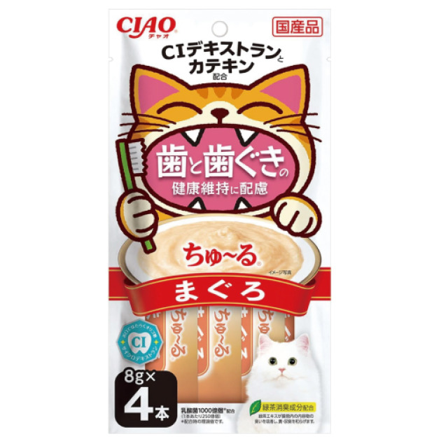 CIAO 啾嚕肉泥好牙系列-鮪魚 8gx4入