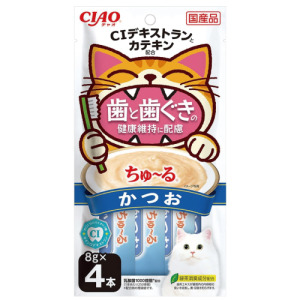 CIAO 啾嚕肉泥好牙系列-鰹魚 8gx4入