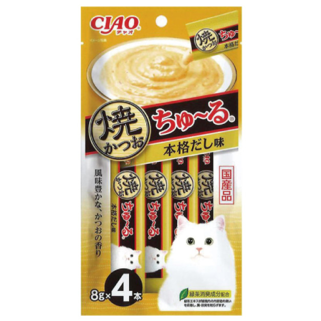 CIAO 啾嚕肉泥炙燒系列-高湯風味 8gx4入