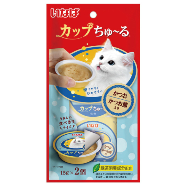 CIAO 啾嚕杯-鰹魚+柴魚片 15gx2個